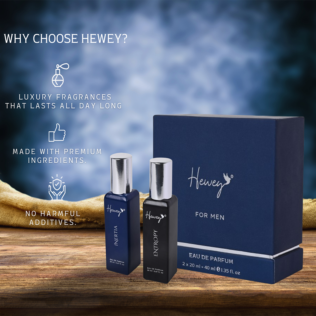 Hewey For Men Perfume (EDP) Combo - 2X20 ml